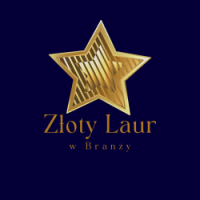 Naklejka złoty Laur w branży (1)